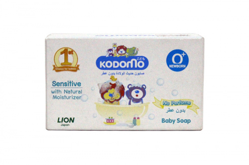 Lion kodomo Мыло детское для новорожденных без запаха 75 г
