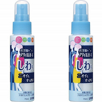 Набор Спрей для разглаживания складок на одежде Lion Style Guard spray, 70мл, 2 штуки
