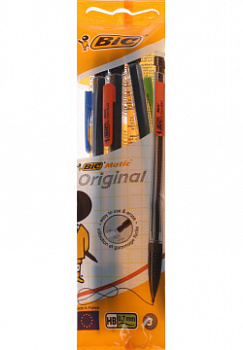 Bic Набор чернографитных механических карандашей Matic 3 шт