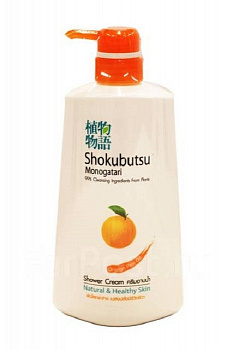 Lion Shokubutsu Крем-гель для душа С апельсиновым маслом (Orange Peel Oil) 500 мл