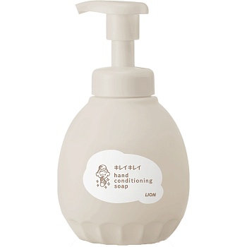 LION Мыло-пенка для рук "Kirei Kirei" (увлажняющий барьер + антибактериальное действие, аромат цитруса и лаванды) 450 мл, флакон с дозатором