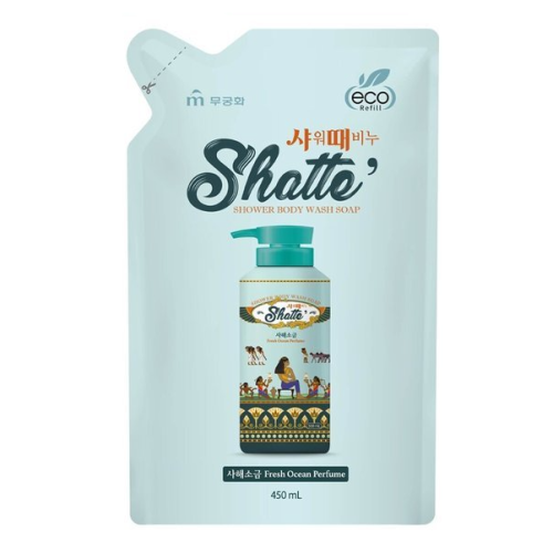 Mukunghwa Жидкое мыло для тела «Ароматерапия - Свежесть океана» 450 мл, сменная упаковка