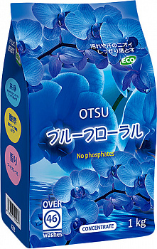 OTSU Концентрированный стиральный порошок с ароматом "ЦВЕТОЧНЫЙ САД" 1 кг м/у (46 стирок)