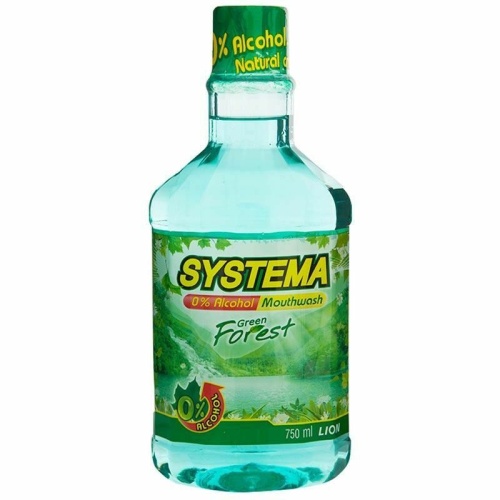 LION "Система" Ополаскиватель для рта "Лесная свежесть" 750 мл