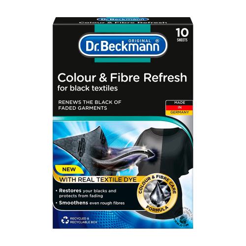 Dr. Beckmann Салфетки для обновления черного цвета и ткани, 10 шт.