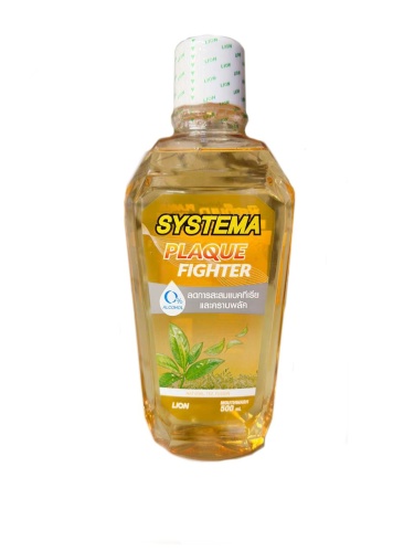 LION "Система" Ополаскиватель для рта Натуральный чай Фьюжин (Natural Tea Fusion) - против зубного налета 500 мл