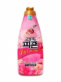 Pigeon Кондиционер для белья "Rich Perfume Pink Rose" (парфюмированный супер-концентрат с ароматом «Розовый сад») 1 л