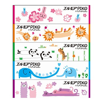 Kami Shodji ELLEMOI Piko Бумажные двухслойные салфетки 160шт (спайка 5 пачек)