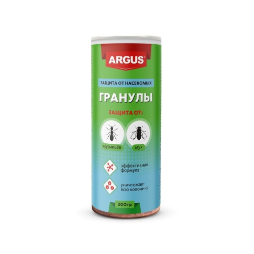 Argus гранулы от МУРАВЬЕВ и МУХ  200гр. (туба)