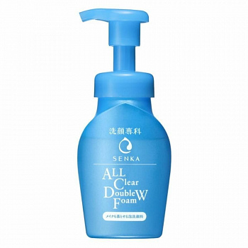 SHISEIDO "SENKA" "All Clear" Мусс для умывания и снятия макияжа 150 мл