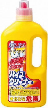 Nihon Detergent  Гель для прочистки труб очищающий и удаляющий запах "Gel pipe cleaner" 800 г