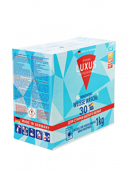 Luxus Professional Универсальный стиральный порошок для белого белья концентрат 1 кг