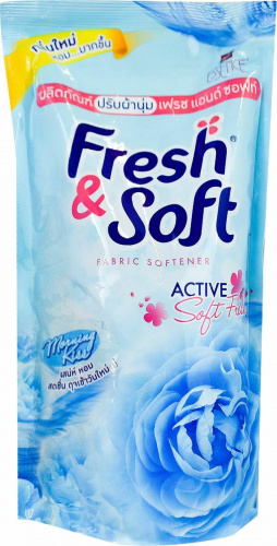 Lion Thailand Fresh&Soft Утреннний Поцелуй кондиционер для белья, парфюмированный, 600 мл