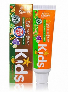 Mukunghwa Детская гелевая з/паста с ярким тропическим вкусом с 2л "Kizcare Kids" 75 г