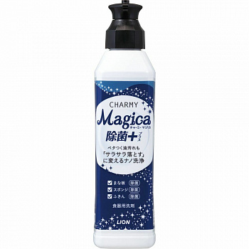 Lion средство для мытья посуды Charmy Magica+ концентрированное с ароматом зеленых цитрусовых 220 мл