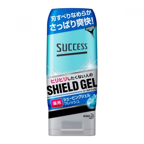 KAO Увлажняющий гель "Success" для бритья «Гладкое скольжение» для бритв с двойным лезвием (с ментолом) 180 г
