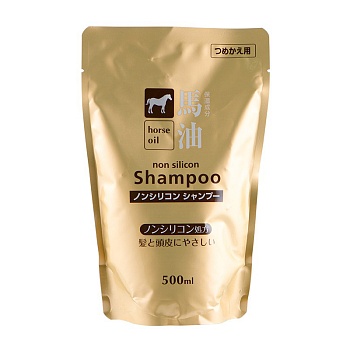 COSME STATION Шампунь с лошадиным маслом д/поврежденных и ломких волос 500 мл (запаска)