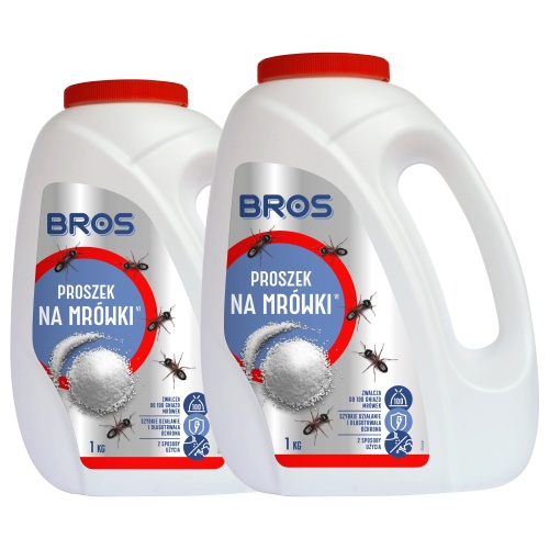 НАБОР Порошок от муравьев BROS, 1000г 2 штуки