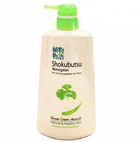 Lion Shokubutsu крем-гель для душа Гинкго, 500 мл