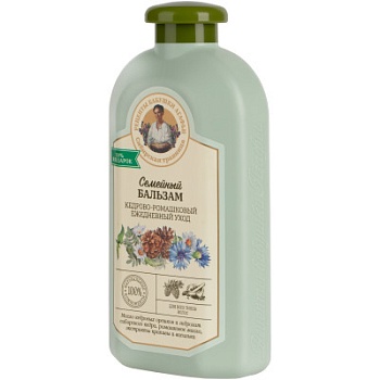П.Р. Рецепты Бабушки Агафьи Сибирская Травница Бальзам для всех типов волос "Семейный Ежедневный уход Кедрово-ромашковый" 500 мл