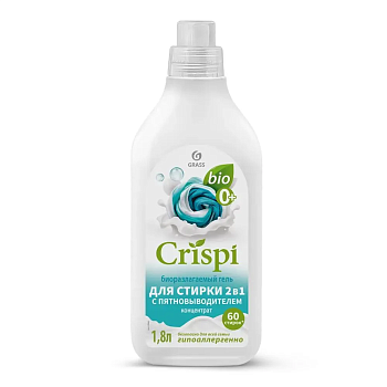 Grass Гель для стирки 2 в 1 ЭКО "CRISPI" флакон 1800 мл