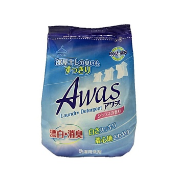 Rocket Soap Стиральный порошок "Awas" (для стирки белья, предназначенного для сушки внутри помещения / аромат цитрусовых) 0,8 кг