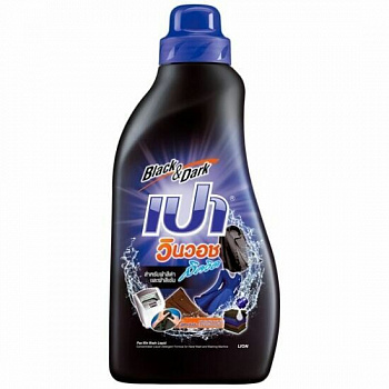 LION "PAO M" Средство для стирки жидкое "Вlack&Dark" 850 мл