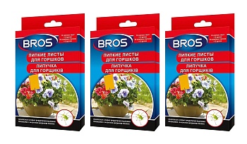 Набор Липкие листы для горшков Bros 10 лент, 3 упаковки