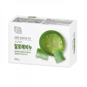 Mukunghwa Мыло Fresh Aloe Soap освежающее с экстрактом алоэ вера 100 г