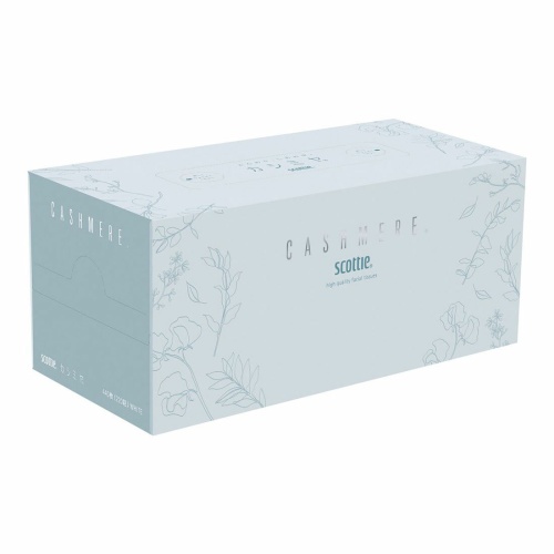 Nippon Paper Салфетки Crecia "Scottie Cashmere" бумажные кашемировые, двухслойные 220 шт.