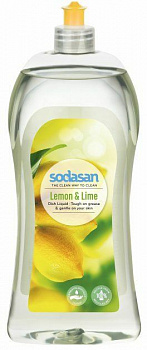 Sodasan Жидкость для мытья посуды Лимон 1 л