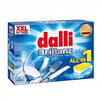 Dalli таблетки для посудомоечной машины 40 шт.