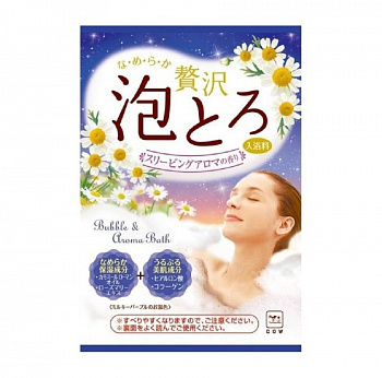 COW Babble & Aroma Bath Пенящаяся соль для ванны «Травы» ароматическая с коллагеном и гиалуроновой кислотой 30 г