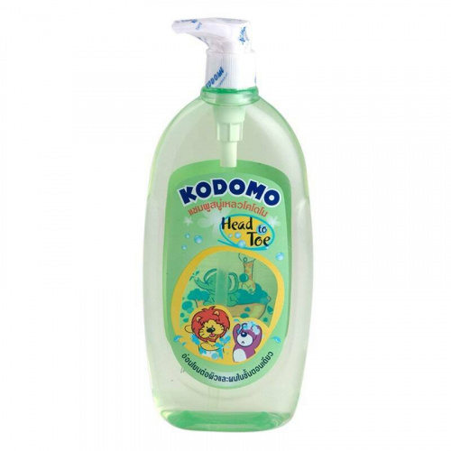 Lion Kodomo гель для душа от макушки до пяточек, для детей, дозатор, 400 мл