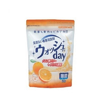 Nihon Detergent Средство для мытья посуды в посудомоечной машине порошковое, с ароматом апельсина, 600 г