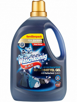 Гель для стирки Der Waschkonig C.G. Black концентрированный для темного белья 3,305 л