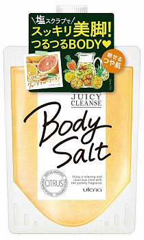 Utena Juicy Cleanse Скраб для тела с ароматом тропического грейфрута, 300 г