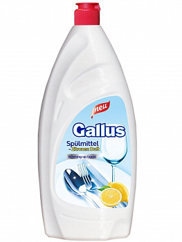 Gallus  Жидкость для мытья посуды "Лимон" 0,9 л