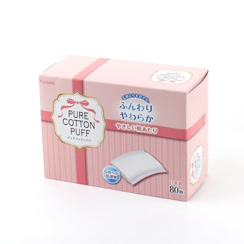 Kyowa Ватные подушечки (5*6 см.) (коробка 80 шт.)