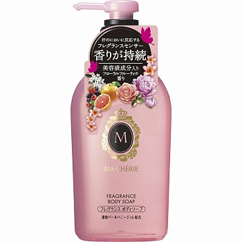 SHISEIDO "MA CHERIE" Дезодорирующий гель для душа с фруктово-цветочным ароматом 450 мл