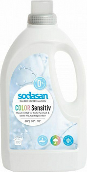 Sodasan Жидкое средство для стирки изделий из цветных тканей для чувствительной кожи 1,5 л