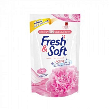 LION "Essence Fresh & Soft" Кондиционер для белья Pink Elegance (мяг.уп.) 600 мл