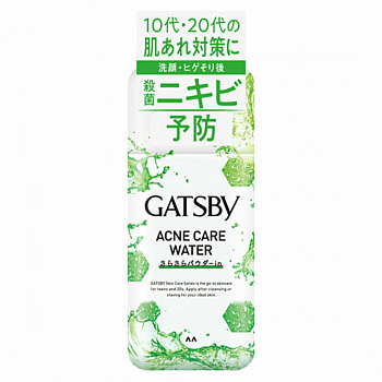 Mandom Мужской лосьон «Всё в одном» "Gatsby Acne Care Water" для комплексного ухода и устранения сухости и несовершенств кожи (для жирной кожи) 170 мл