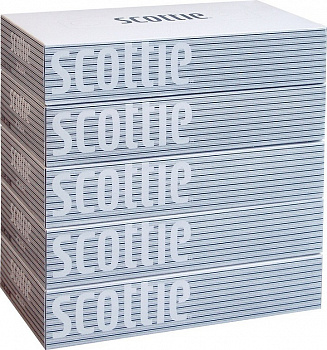 Scottie Салфетки бумажные "Crecia" двухслойные 200 шт. х 5 шт.